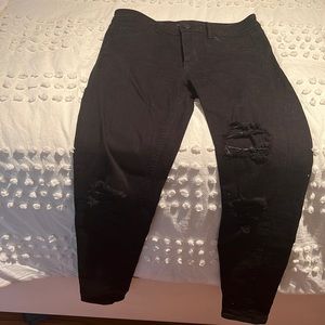Wild fable (target) distressed black jeans.